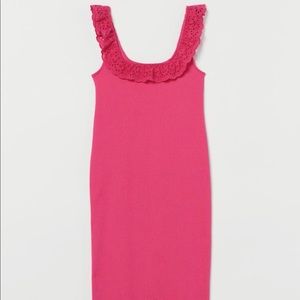 H&M mama maternity dress in Bright Pink Sz M